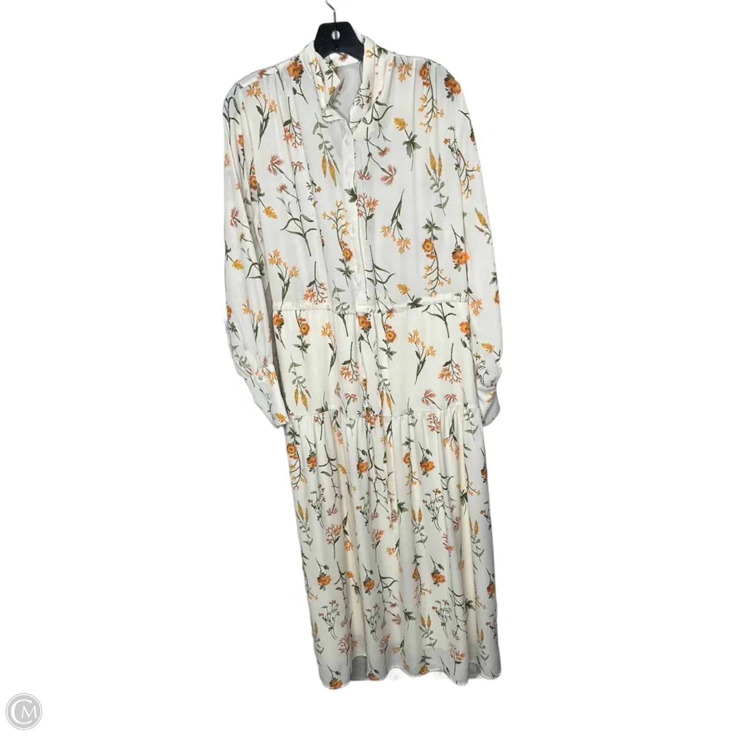 Dress Casual Maxi By Fore In Floral Print, Size: M