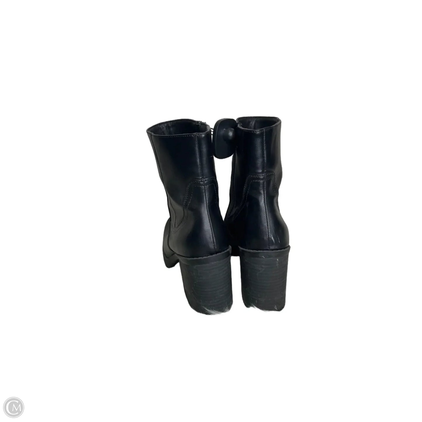 Boots Ankle Heels By Universal Thread In Black, Size: 9.5