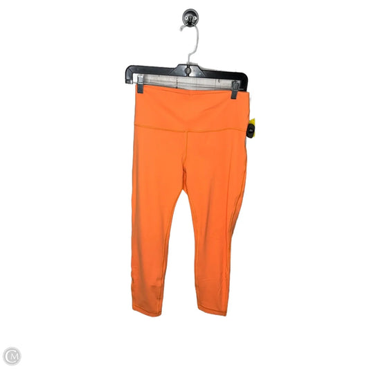 Athletic Leggings By Lululemon In Orange, Size: 12