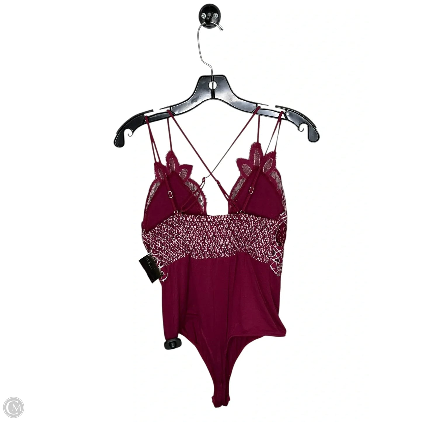 Bodysuit By Clothes Mentor In Red, Size: M