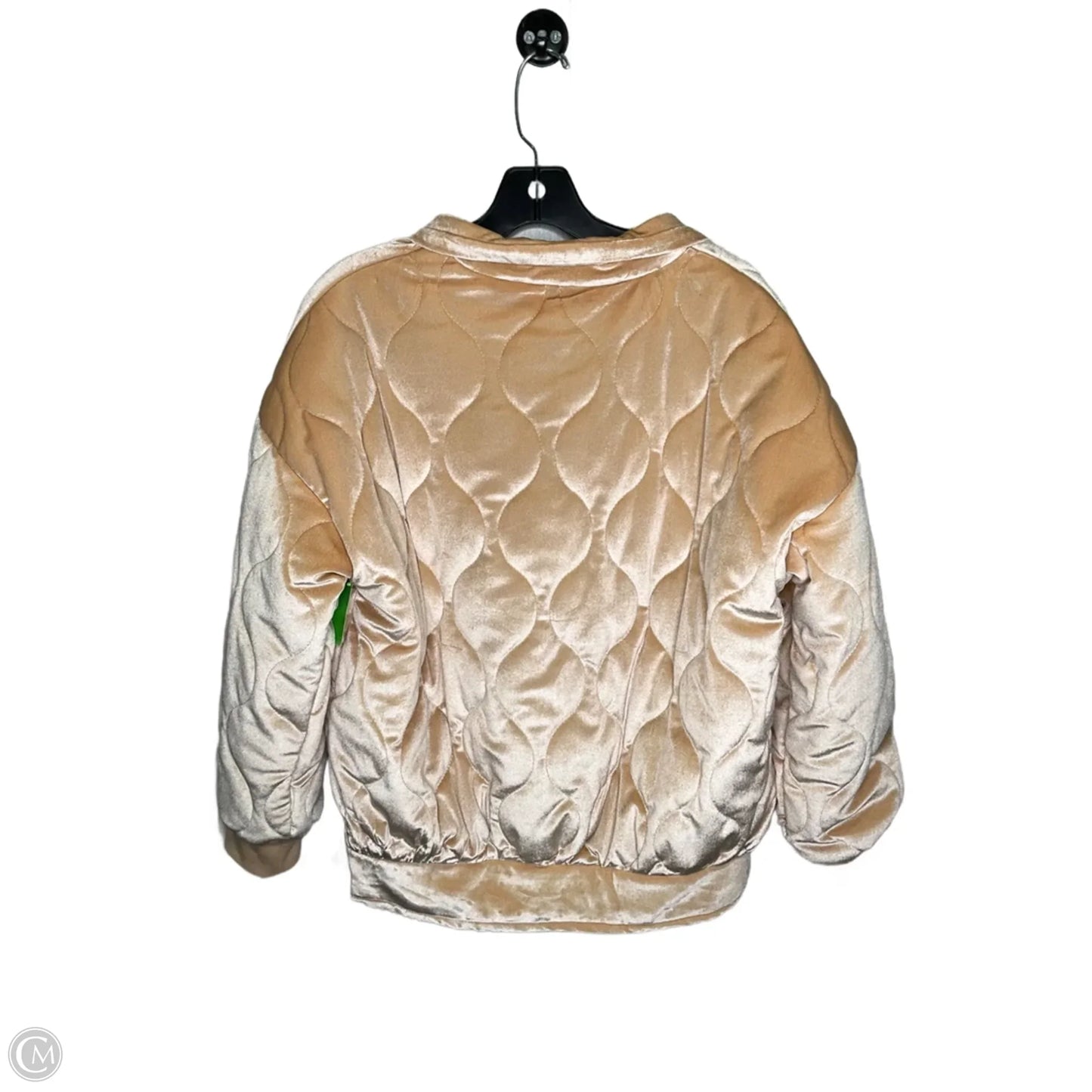 Jacket Puffer & Quilted By Clothes Mentor In Gold, Size: M