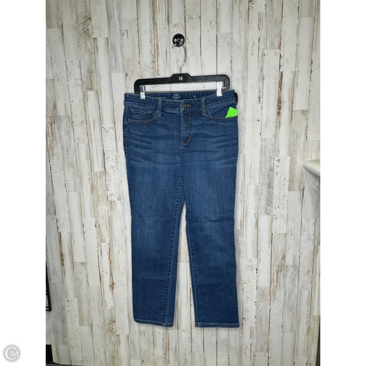 Jeans Straight By St Johns Bay In Blue Denim, Size: 10