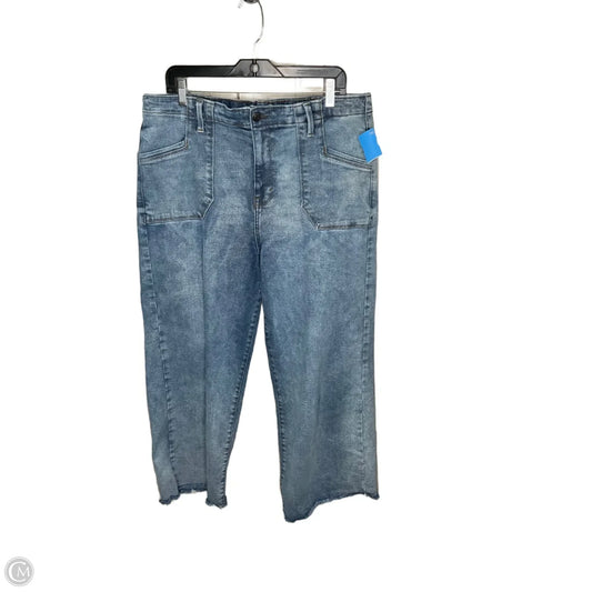Jeans Wide Leg By Kensie In Blue Denim, Size: 14