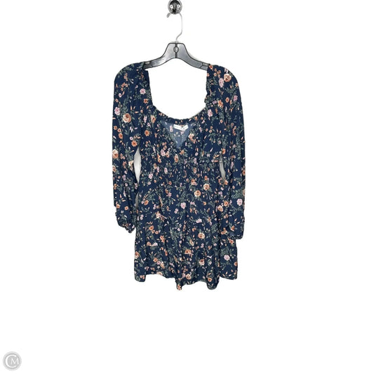 Dress Casual Midi By Altard State In Navy, Size: L