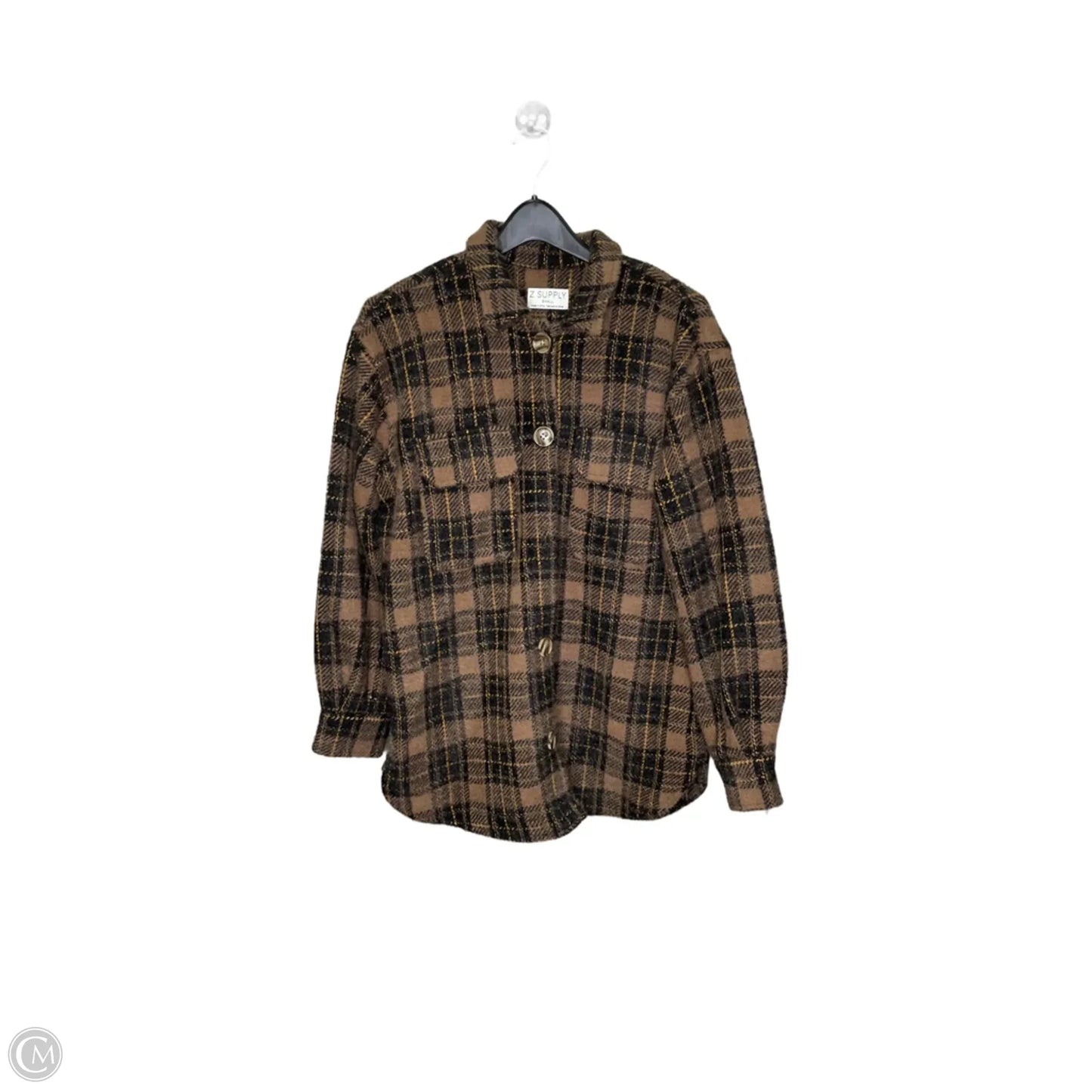 Jacket Other By Z Supply In Plaid Pattern, Size: S