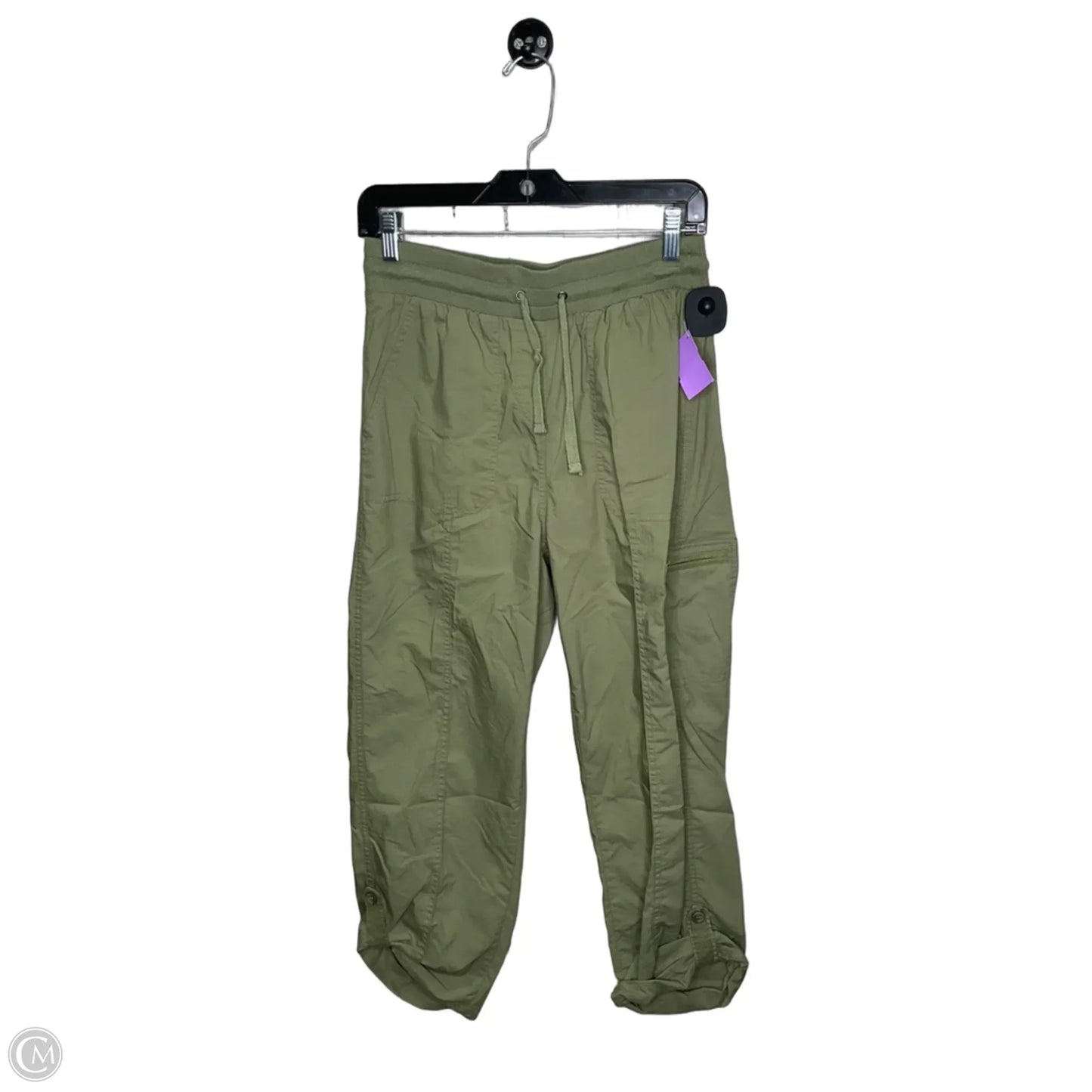 Pants Linen By Emily Daniels In Green, Size: S