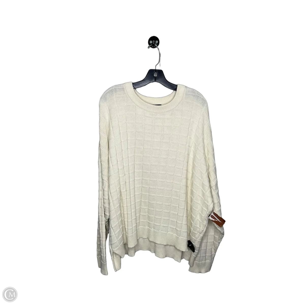 Sweater By Able In Cream, Size: 2x