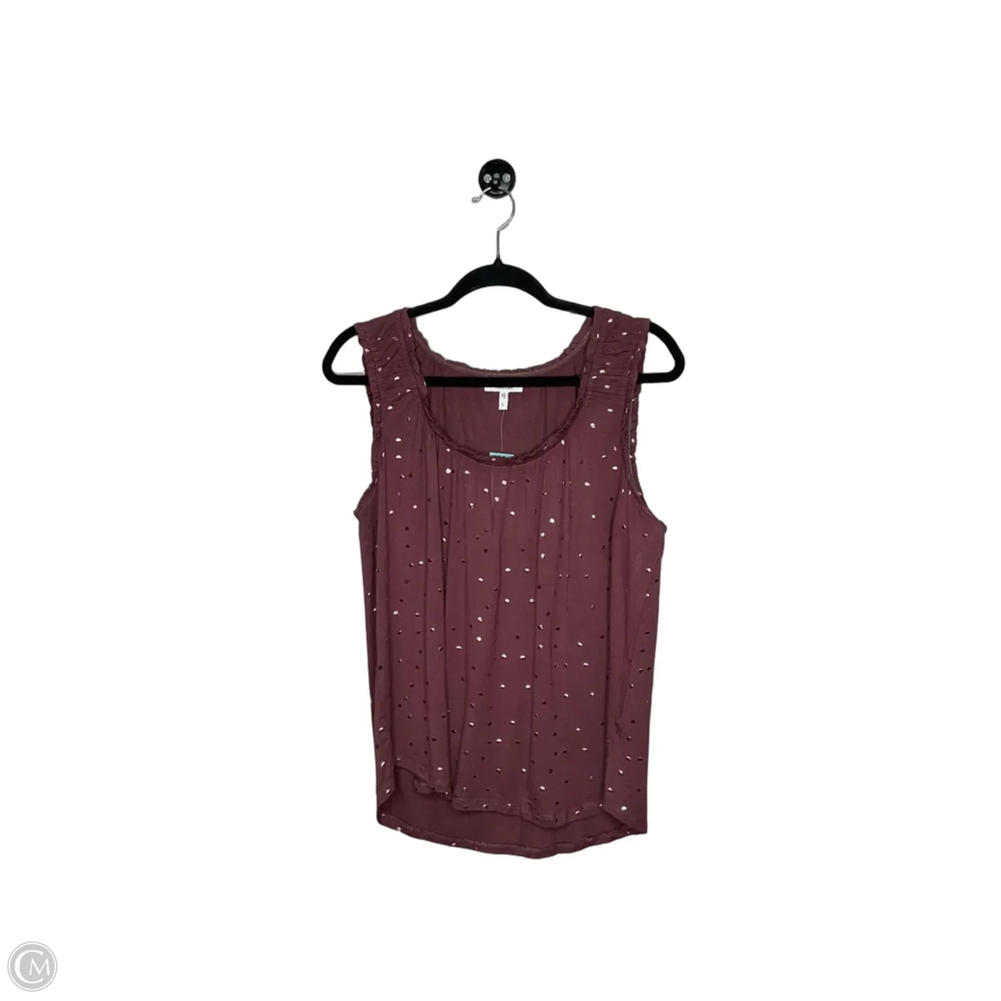 Top Sleeveless By Maurices In Mauve, Size: L