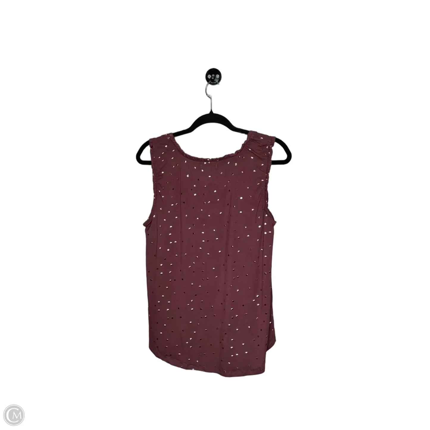 Top Sleeveless By Maurices In Mauve, Size: L