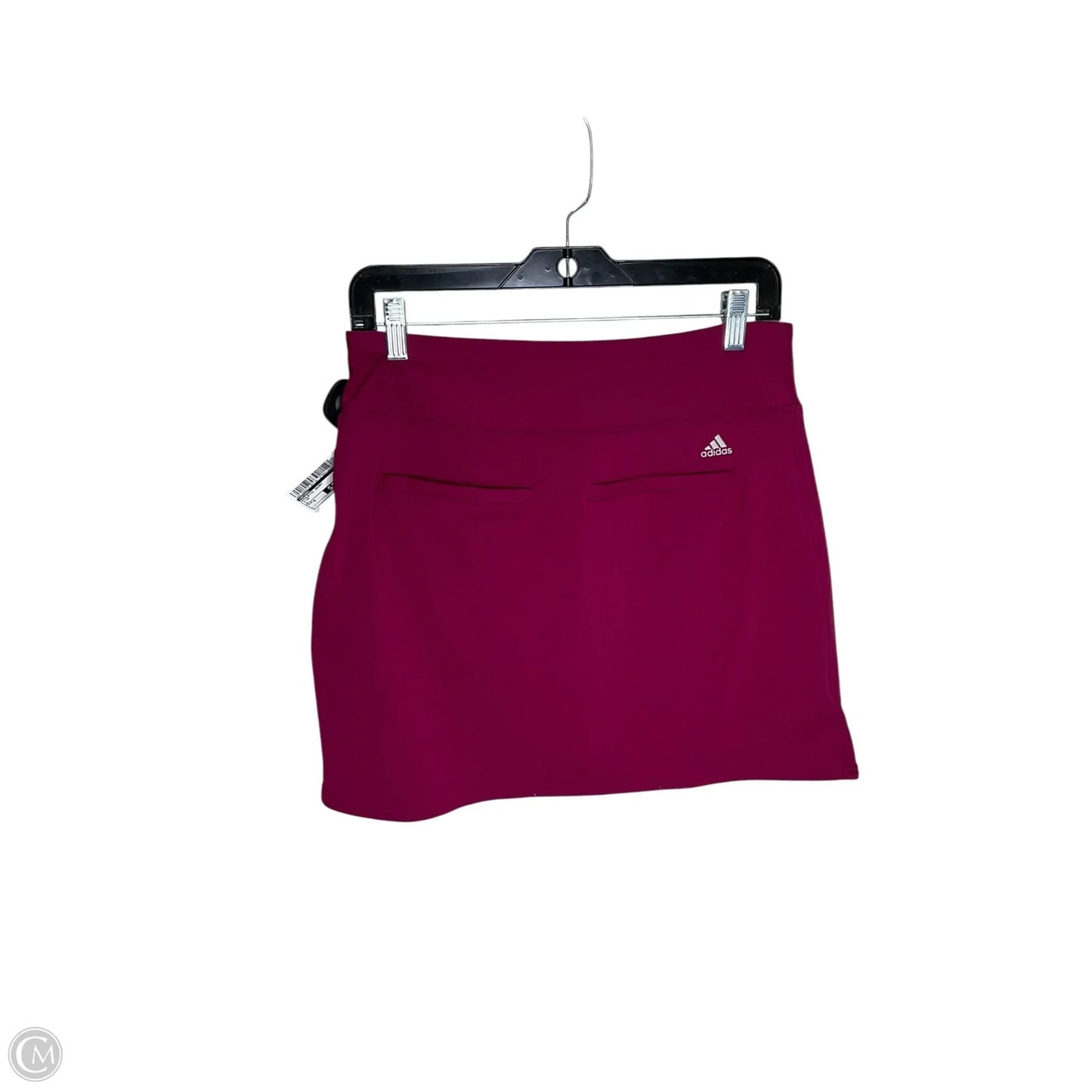 Athletic Skort By Adidas In Pink, Size: S