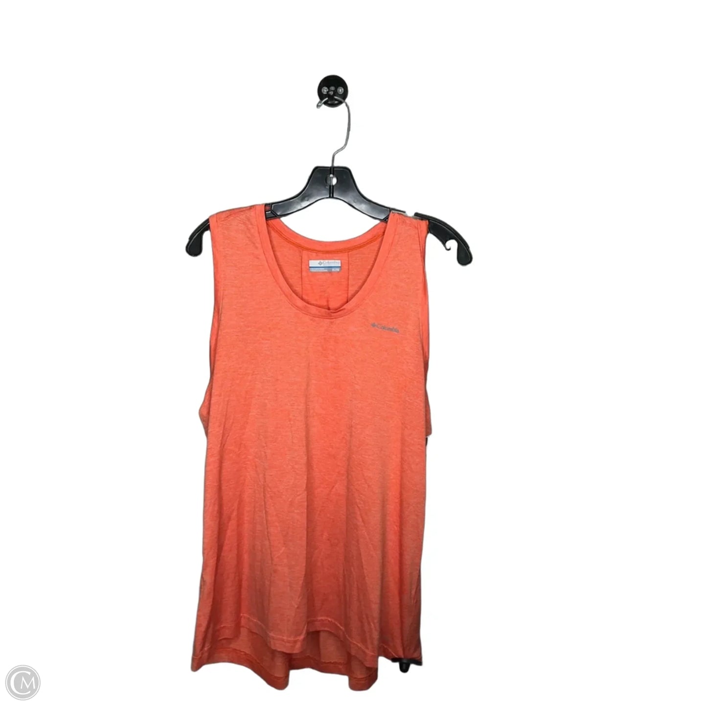 Athletic Tank Top By Columbia In Orange, Size: Xl