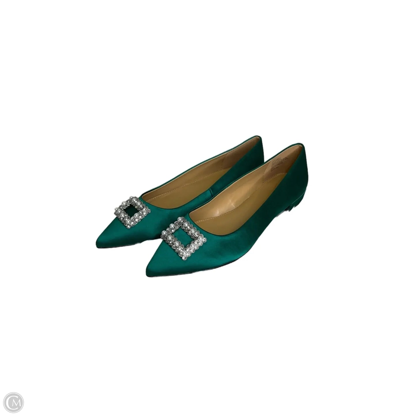 Shoes Flats By J. Crew In Green, Size: 9