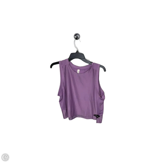 Athletic Tank Top By Lululemon In Purple, Size: 8