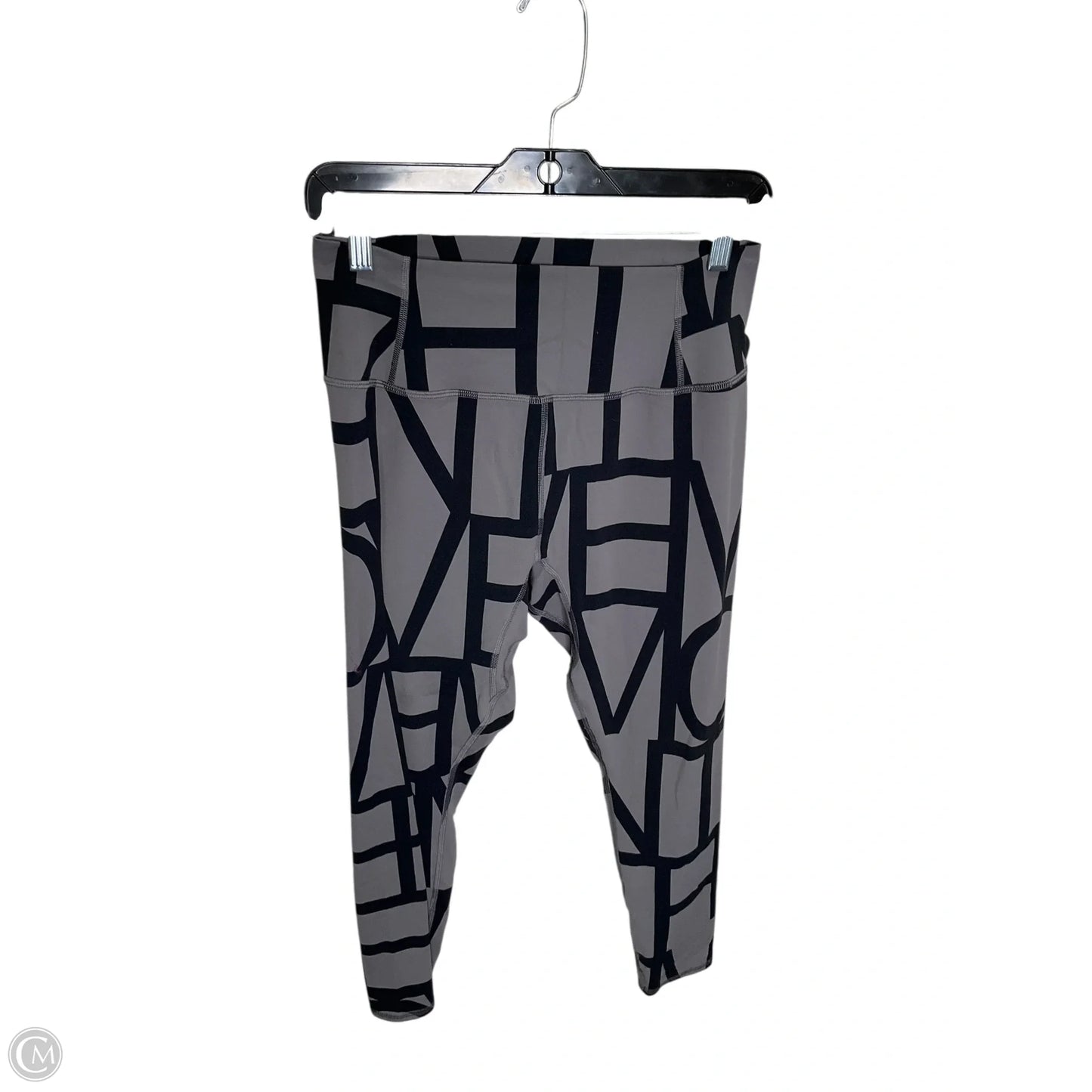 Athletic Leggings By Free People In Grey, Size: L