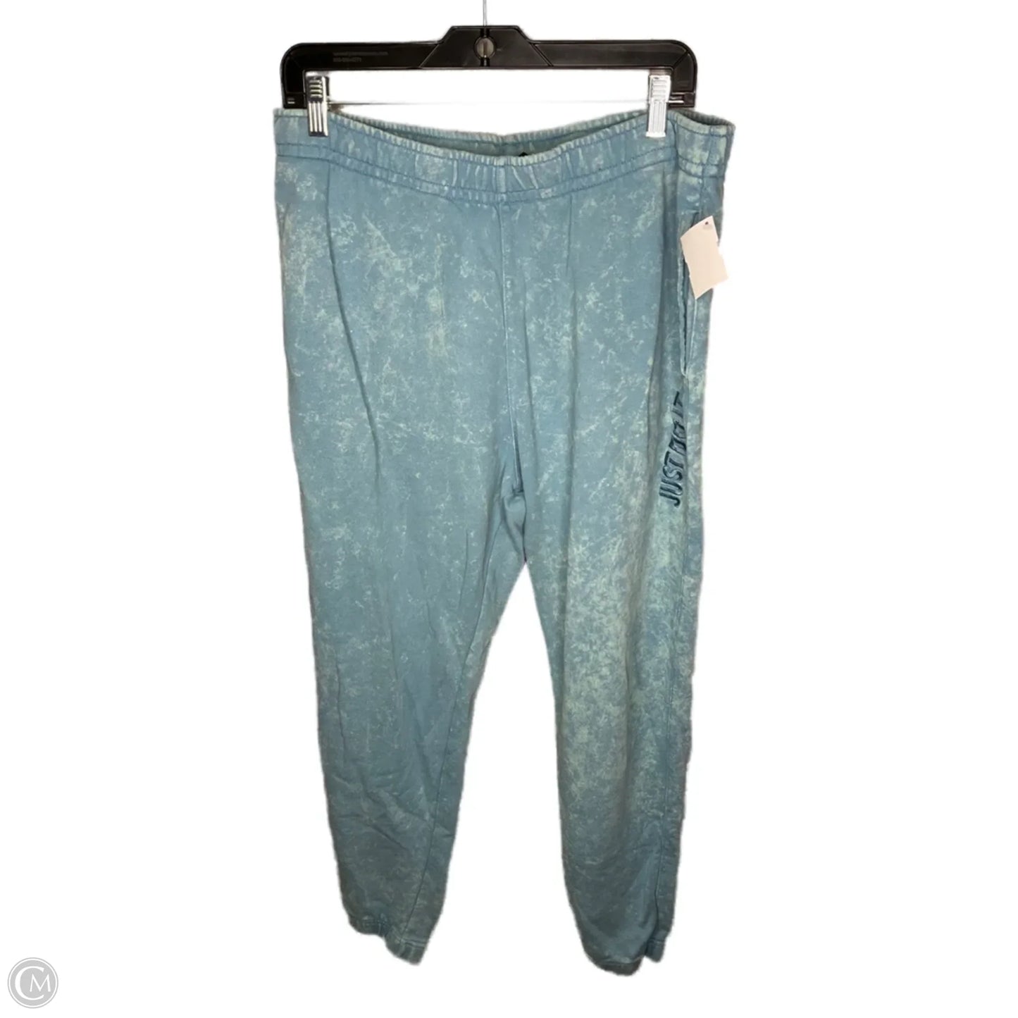Athletic Pants By Nike In Blue, Size: L