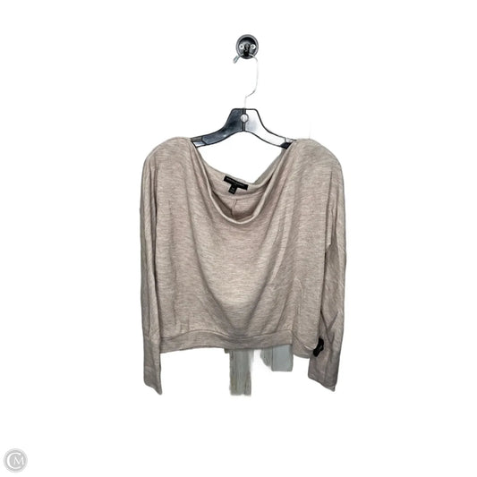 Top Long Sleeve By Banana Republic In Tan, Size: Xs