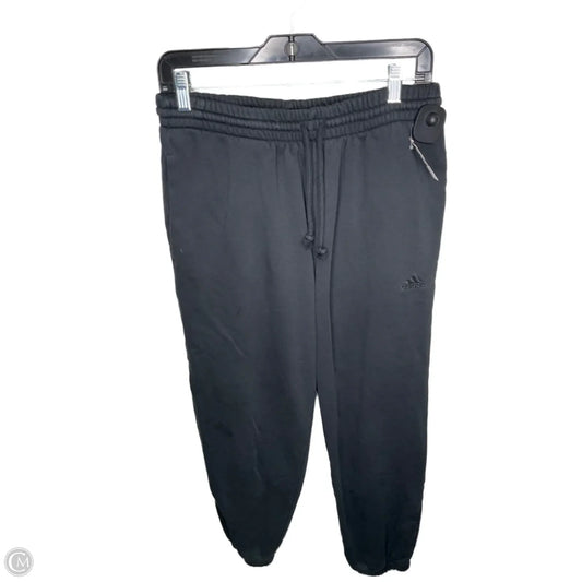 Athletic Pants By Adidas In Black, Size: M