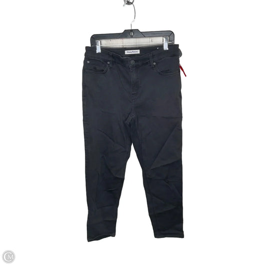 Jeans Straight By Tommy Bahama In Black, Size: 10