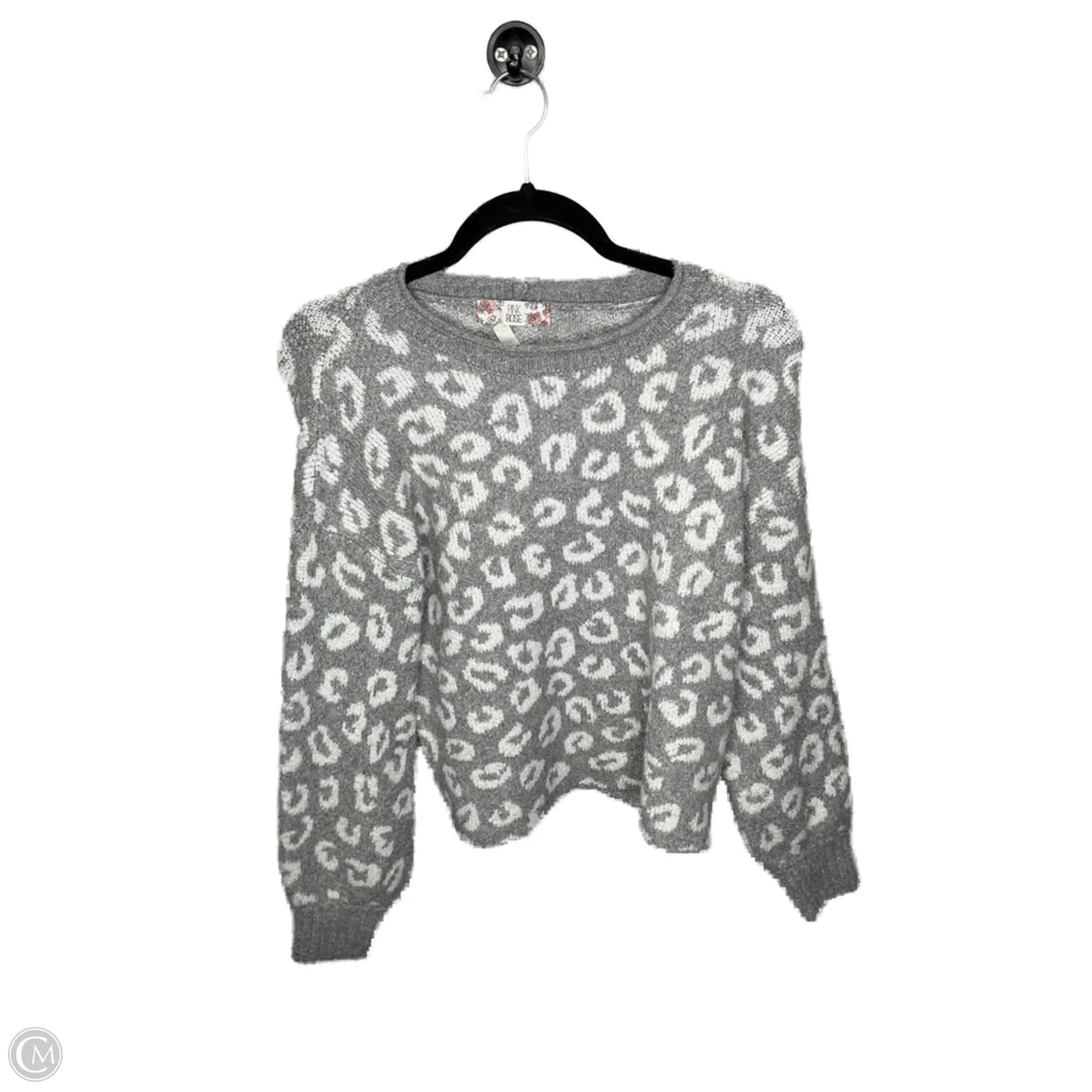 Sweater By Pink Rose In Grey, Size: M