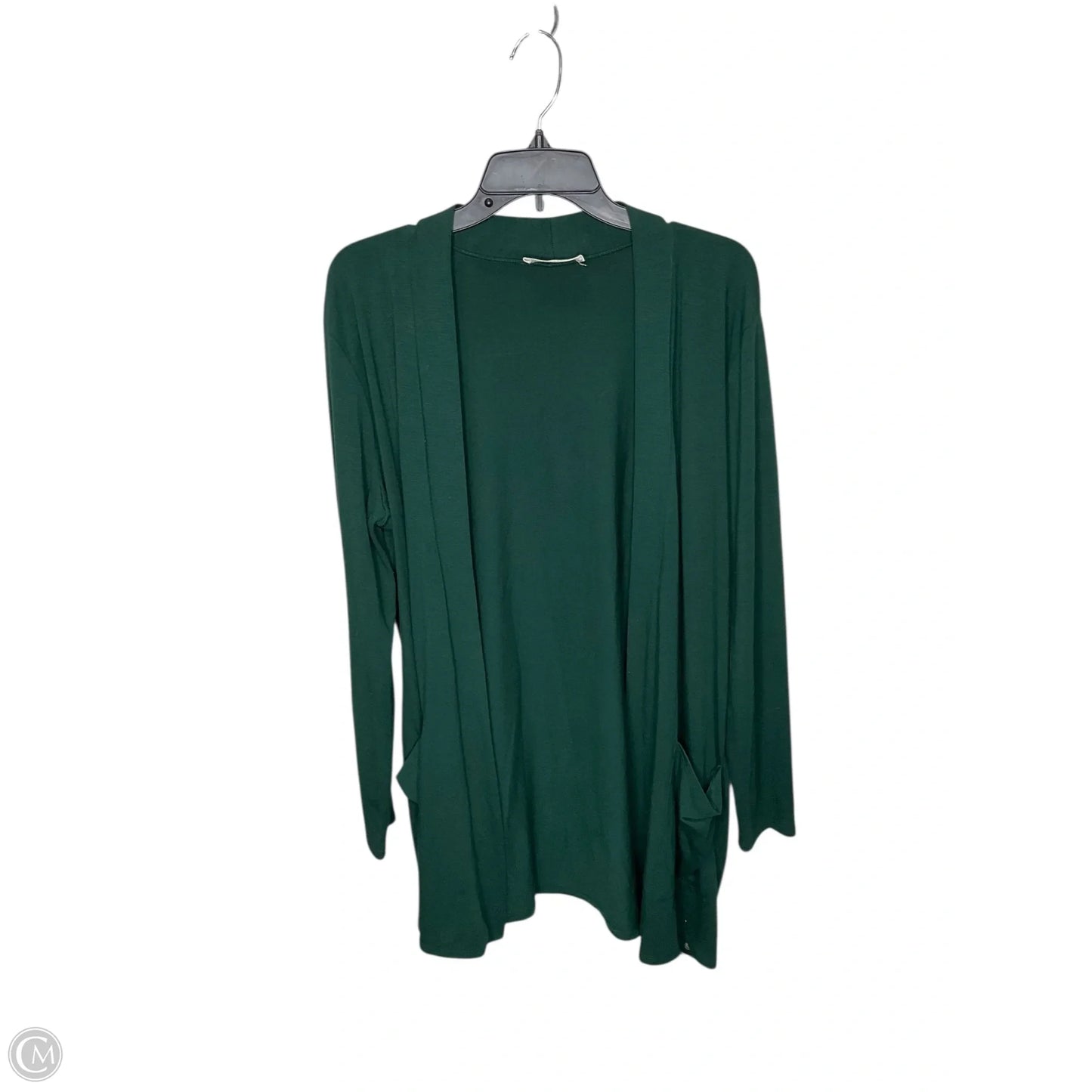 Cardigan By Zenana In Green, Size: 1x