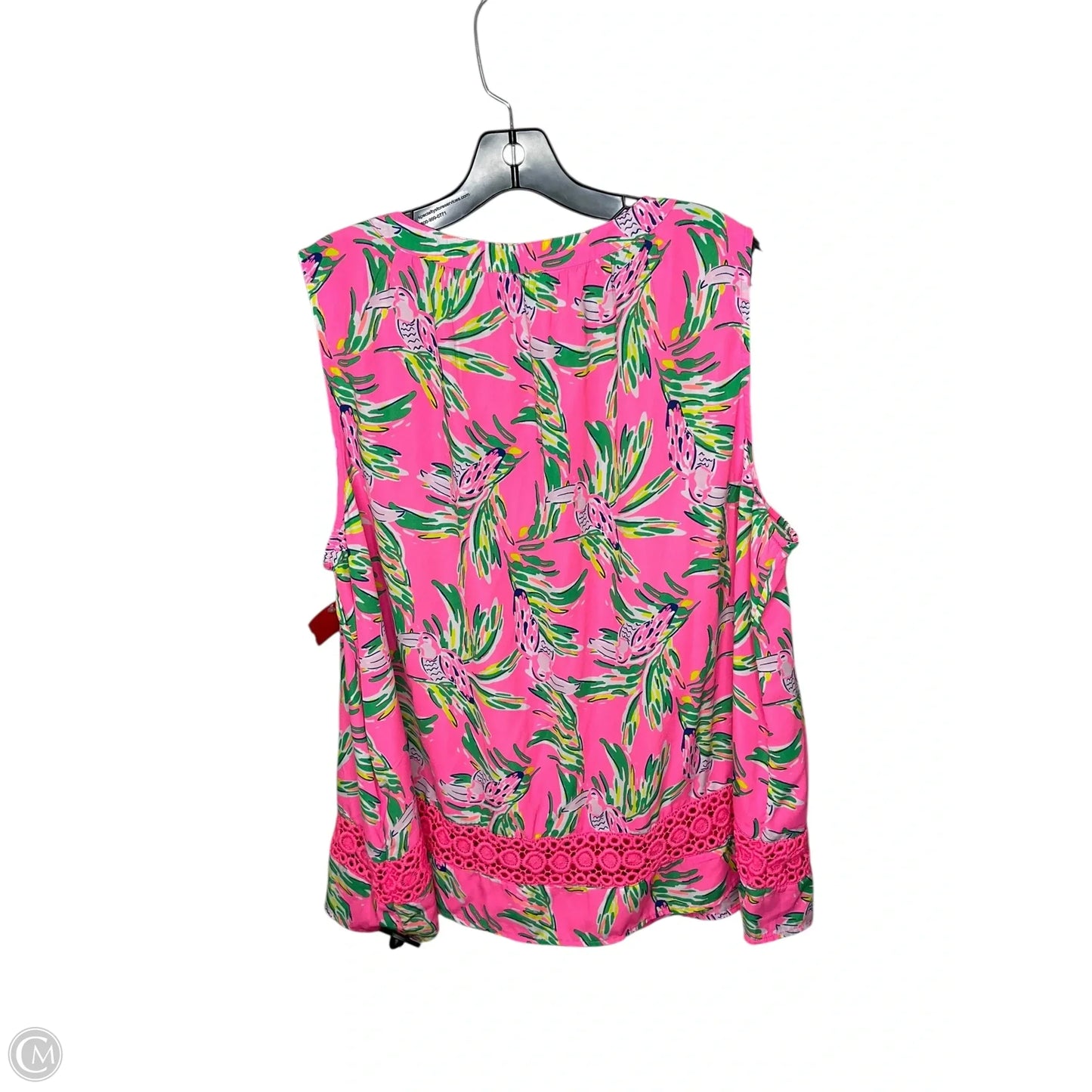 Top Long Sleeve By Ava & Viv In Green, Size: 4x