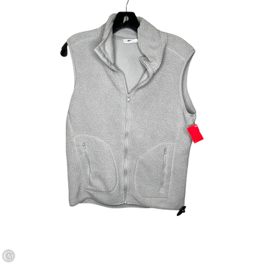 Vest Sweater By Double Zero In Grey, Size: M