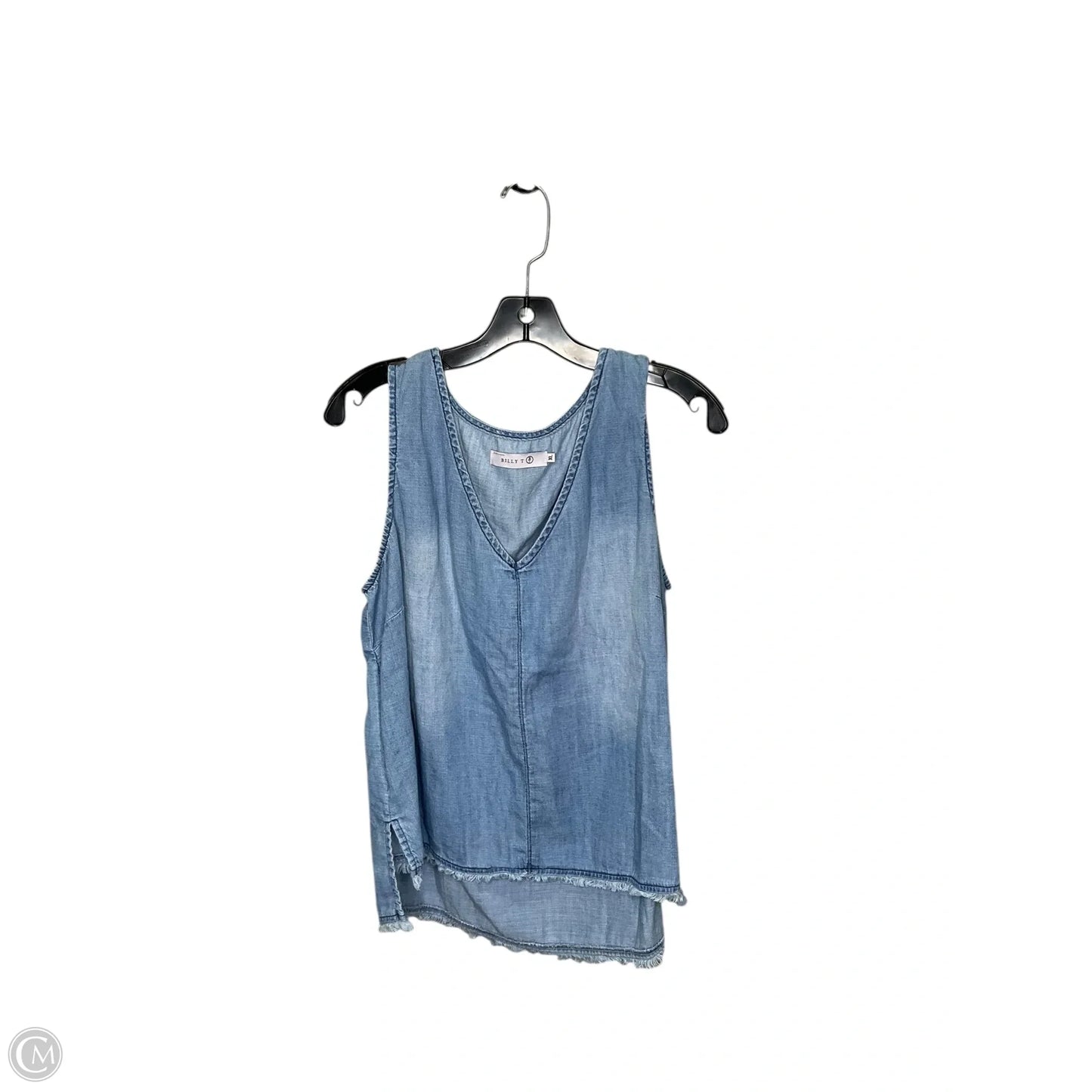 Top Sleeveless By Clothes Mentor In Blue, Size: Xl