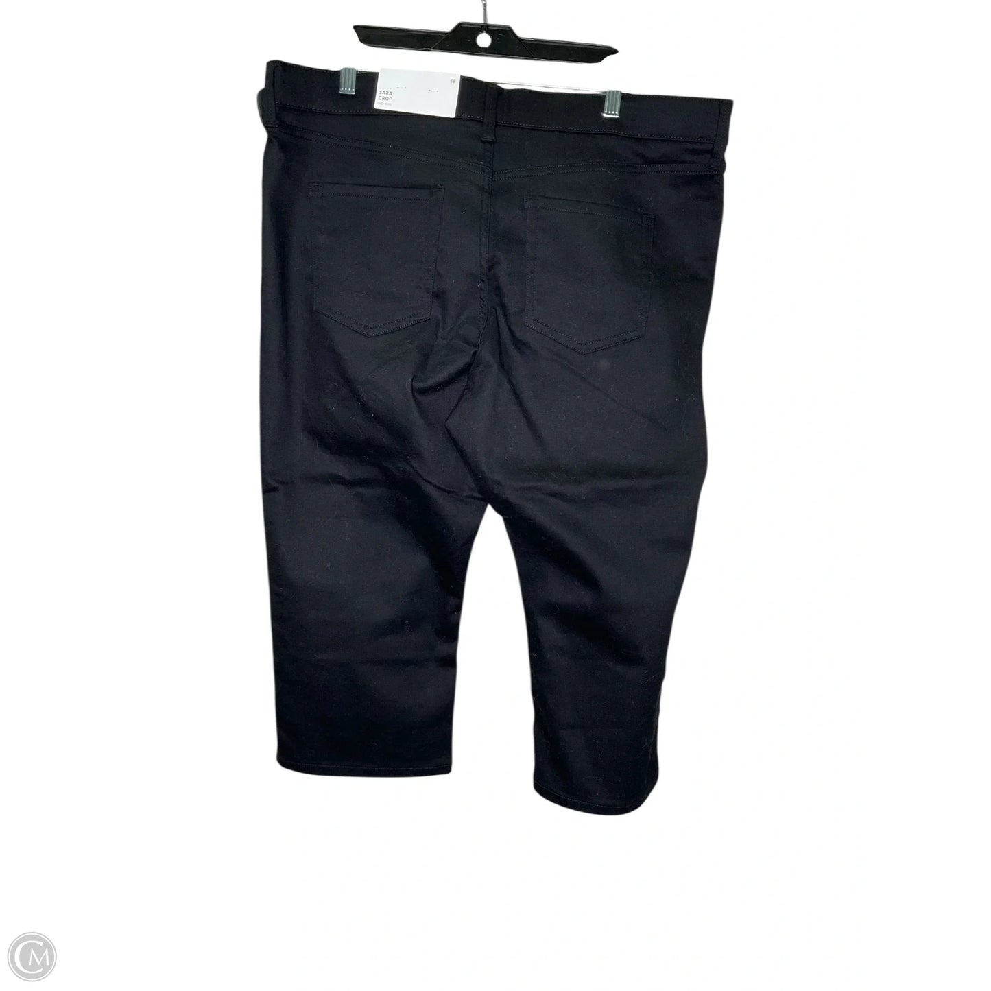 Jeans Straight By Liz Claiborne In Black, Size: 18