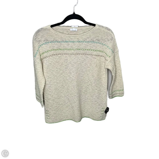Sweater By J. Jill In Cream, Size: Xs