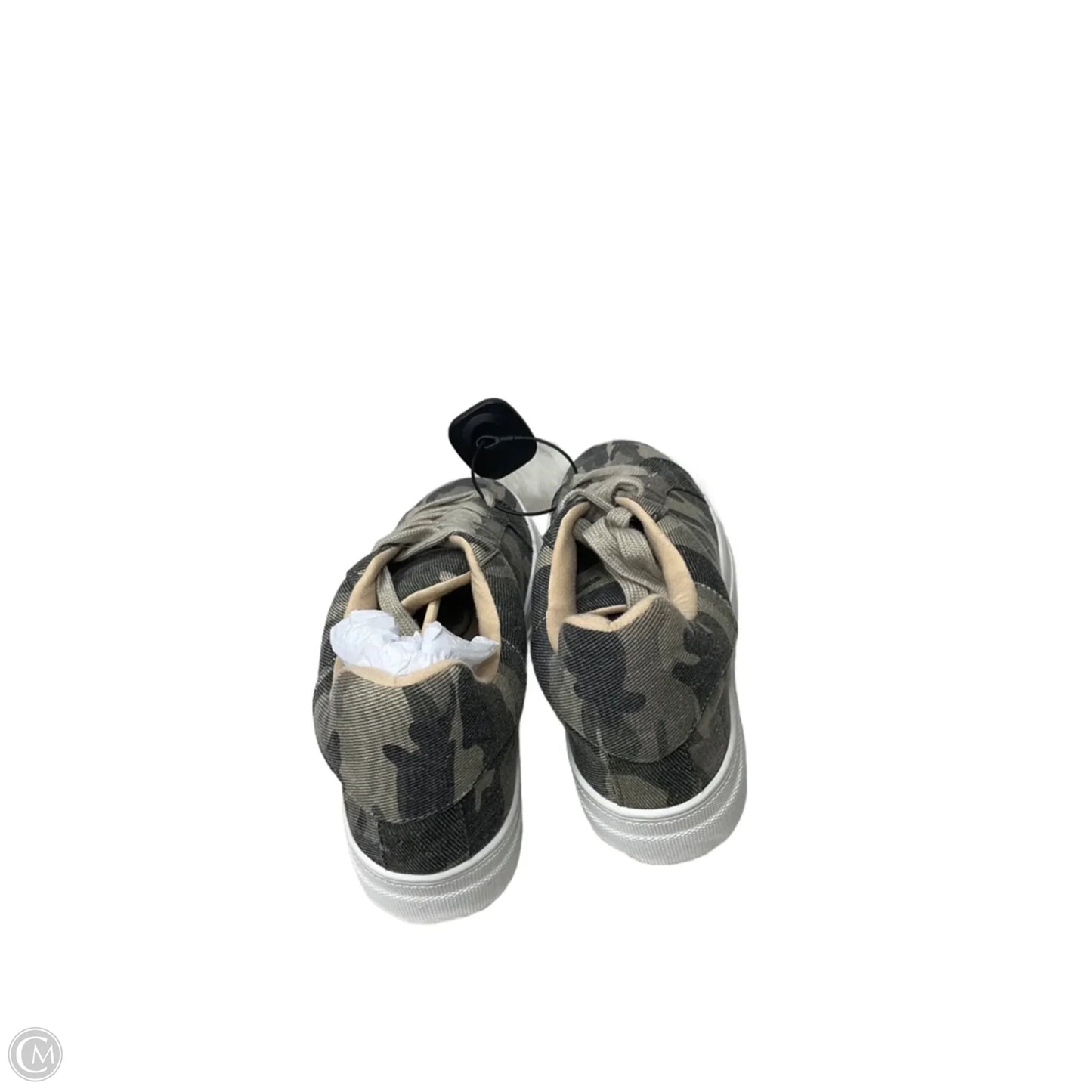 Shoes Sneakers By Soda In Camouflage Print, Size: 7.5
