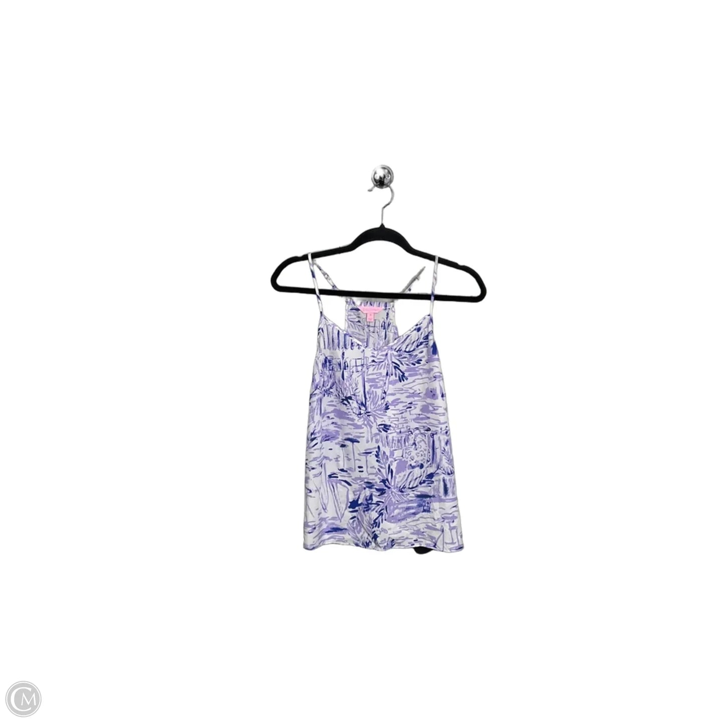 Top Sleeveless Designer By Lilly Pulitzer In Purple, Size: M