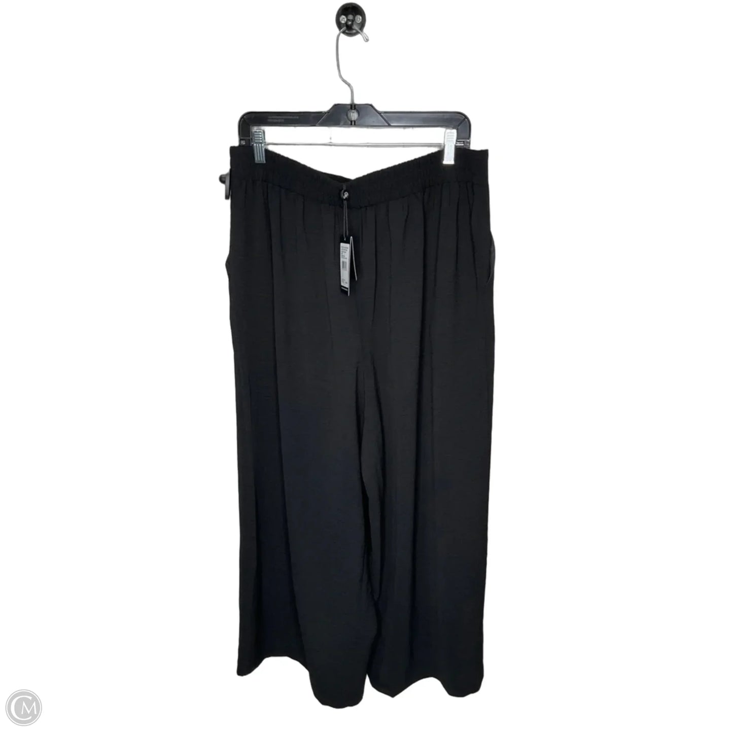 Pants Wide Leg By Adrianna Papell In Black, Size: L