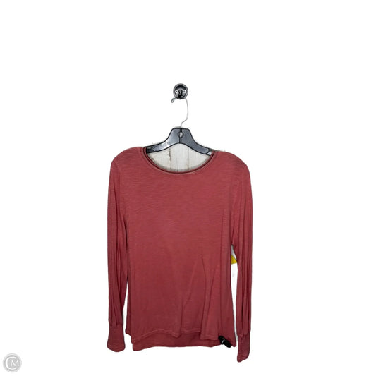 Top Long Sleeve By Democracy In Pink, Size: L