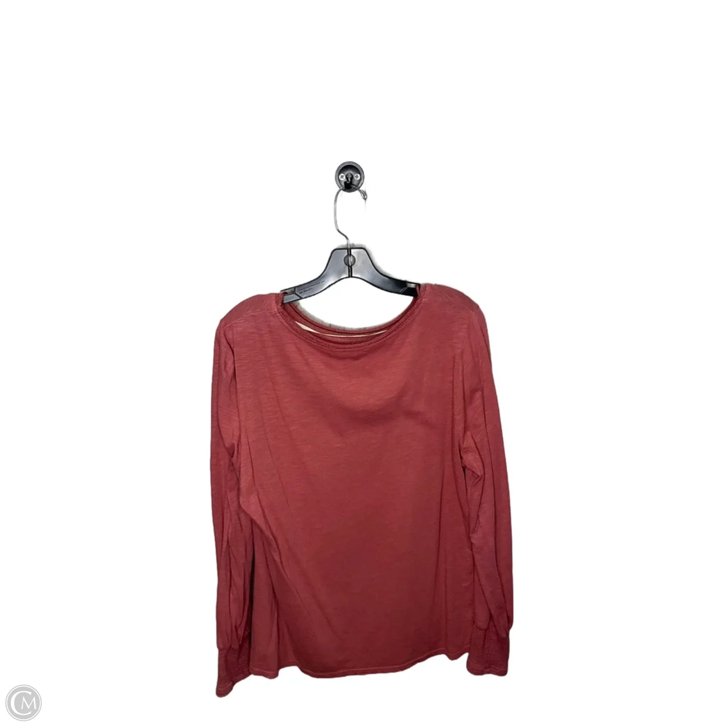 Top Long Sleeve By Democracy In Pink, Size: L