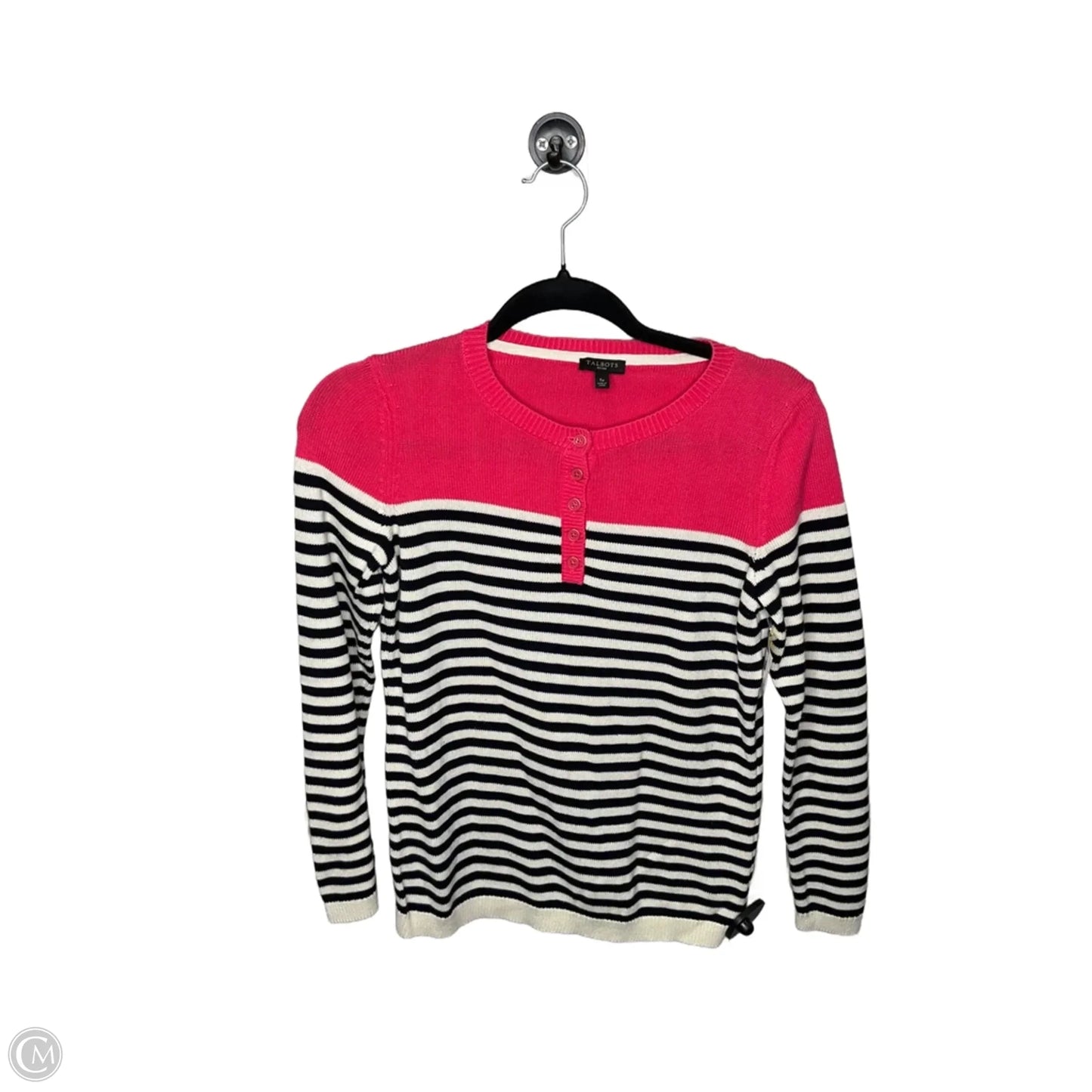 Sweater By Talbots In Striped Pattern, Size: Sp