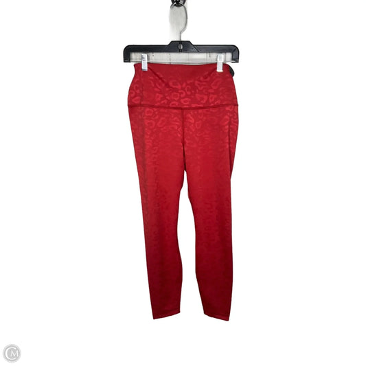 Athletic Leggings By 90 Degrees By Reflex In Orange, Size: L