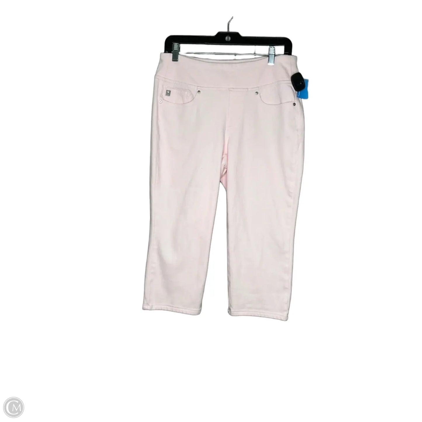 Pants Cropped By Belle By Kim Gravel In Pink, Size: 10p