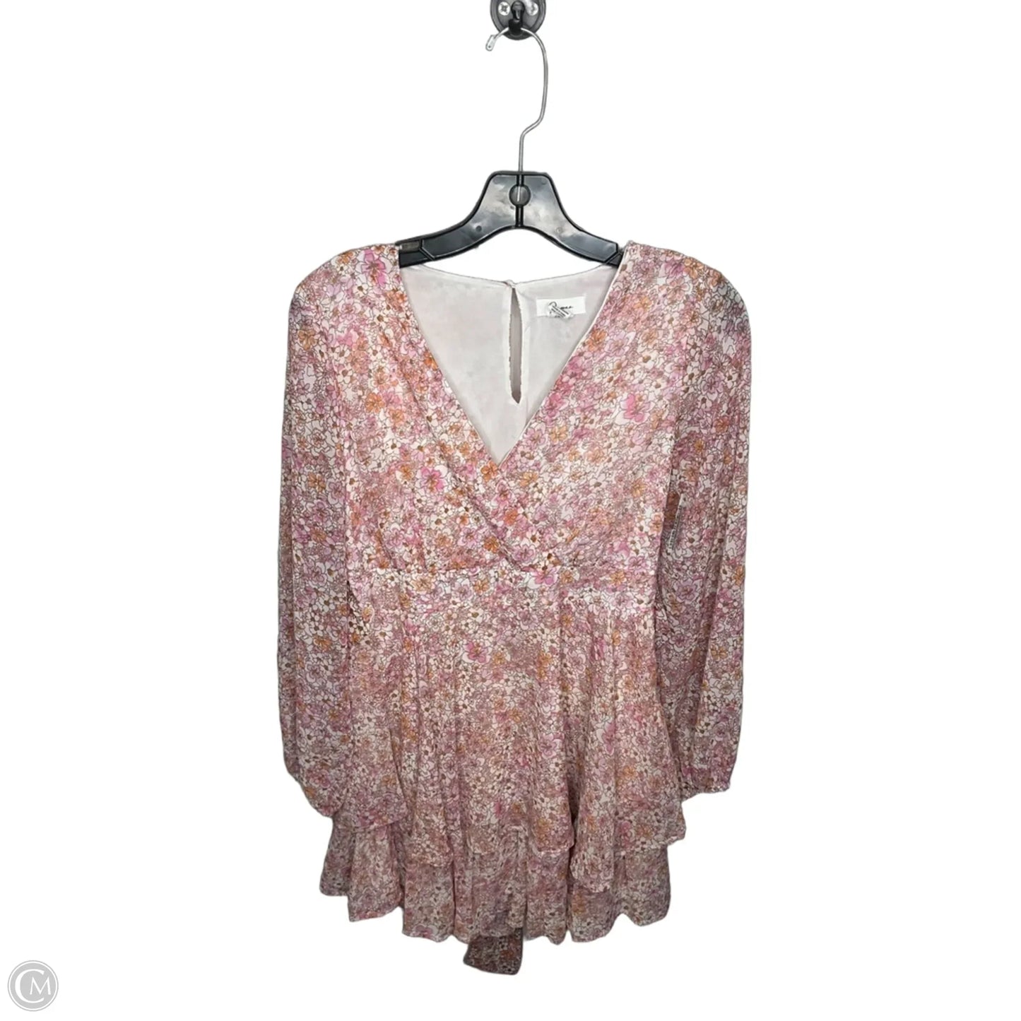 Dress Casual Short By Japna In Floral Print, Size: M