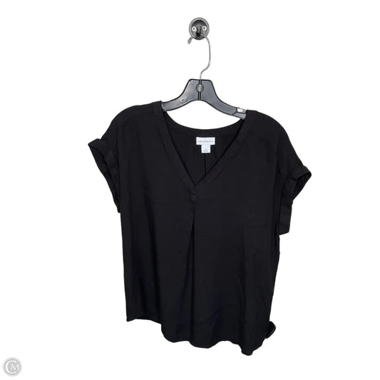 Top Sleeveless By Liz Claiborne In Black, Size: L
