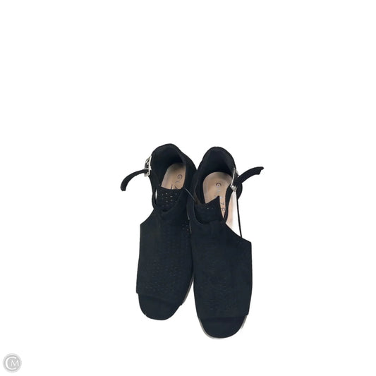 Shoes Heels Block By Clothes Mentor In Black, Size: 6.5