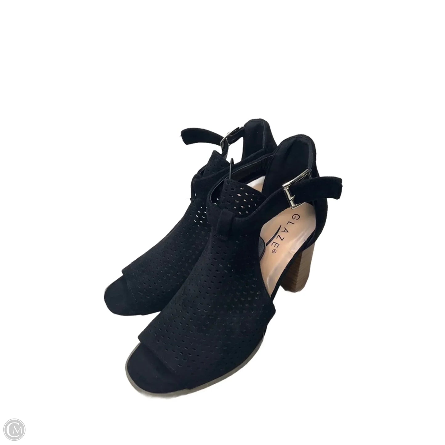 Shoes Heels Block By Clothes Mentor In Black, Size: 6.5