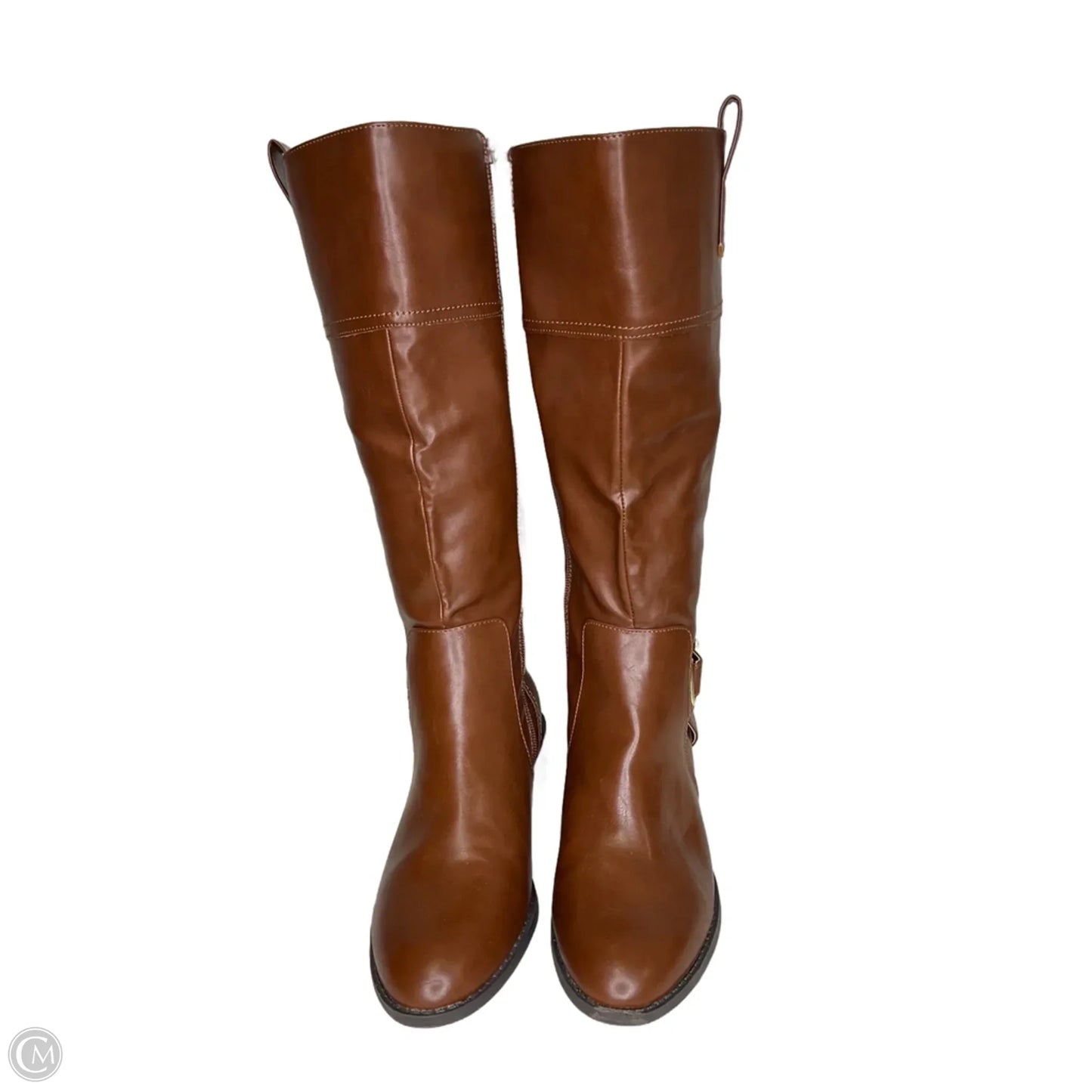 Boots Knee Flats By St Johns Bay In Brown, Size: 8