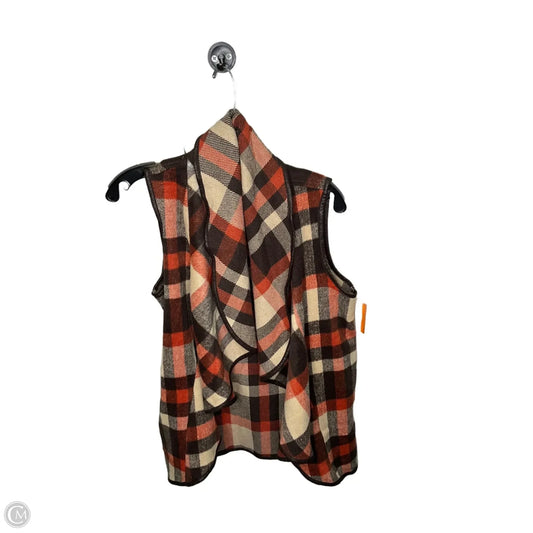 Vest Fleece By Hyfve In Plaid Pattern, Size: S