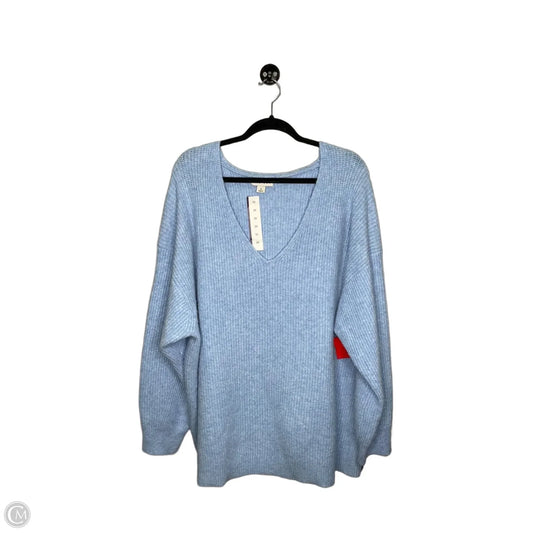Sweater By Ava & Viv In Blue, Size: 3x