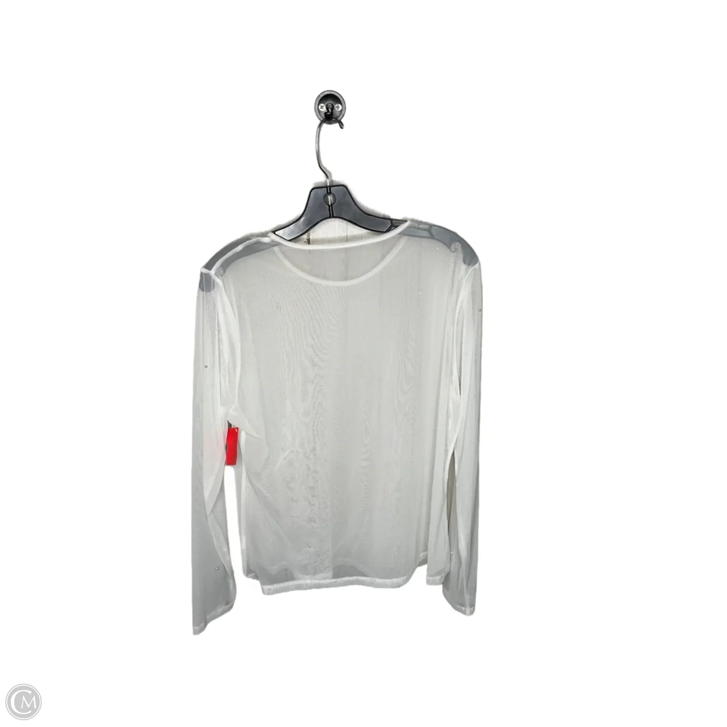 Top Short Sleeve By Clothes Mentor In White, Size: Xl