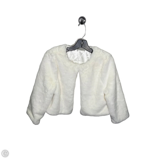 Blazer By Clothes Mentor In White, Size: S