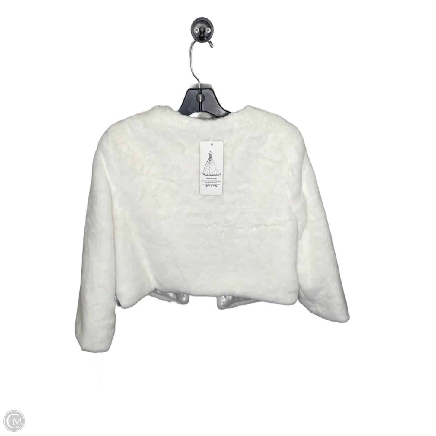 Blazer By Clothes Mentor In White, Size: S