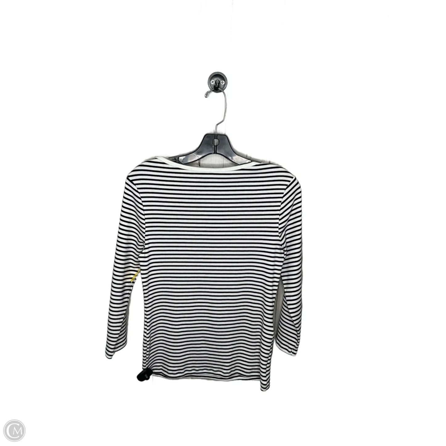 Top Long Sleeve By White House Black Market In Striped Pattern, Size: S