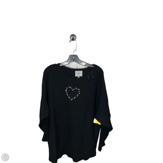 Sweater By Clothes Mentor In Black, Size: 1x