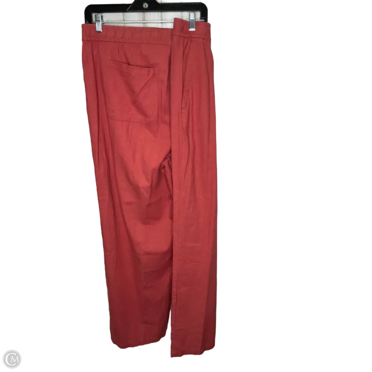 Pants Linen By Old Navy In Red, Size: 14l